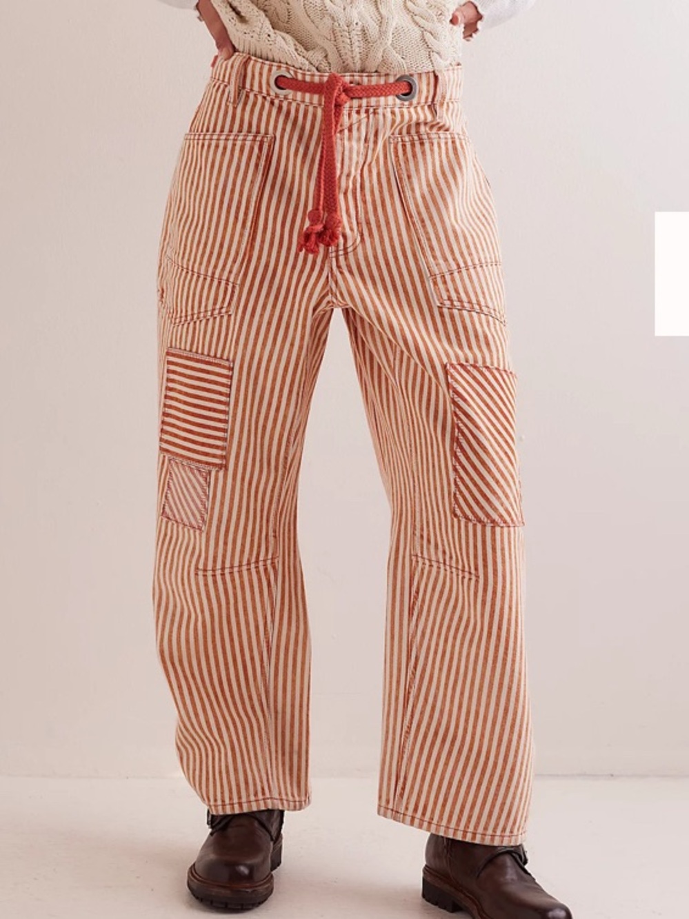 We the free striped moxie barrel jeans